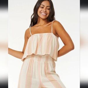 La Quinta Stripe Jumpsuit - Size Sold Out Online!